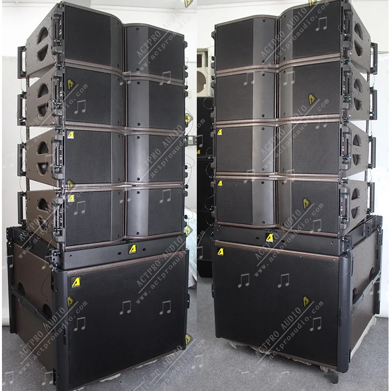 KR208 double 8inch line array speaker SB18 single 18inch SB28