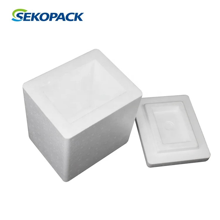Frozen Fish Packing Boxes for 28L Styrofoam Cooler Box EPS Polystyrene 41.5L X 29W X 23 H(cm) White Foam Box