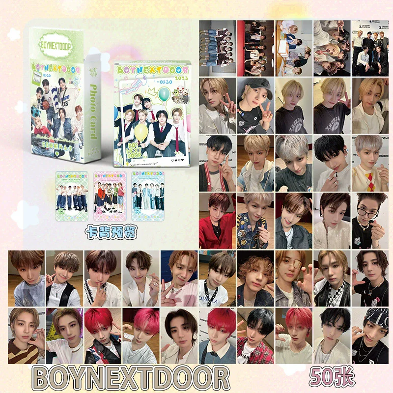 KPOP Boynextdoor Laser Photocard - High Quality Collectible