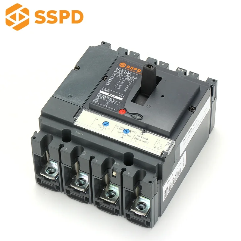 NSX 250A 4P Rotary Handle Power Electrical Circuit Breaker Mccb