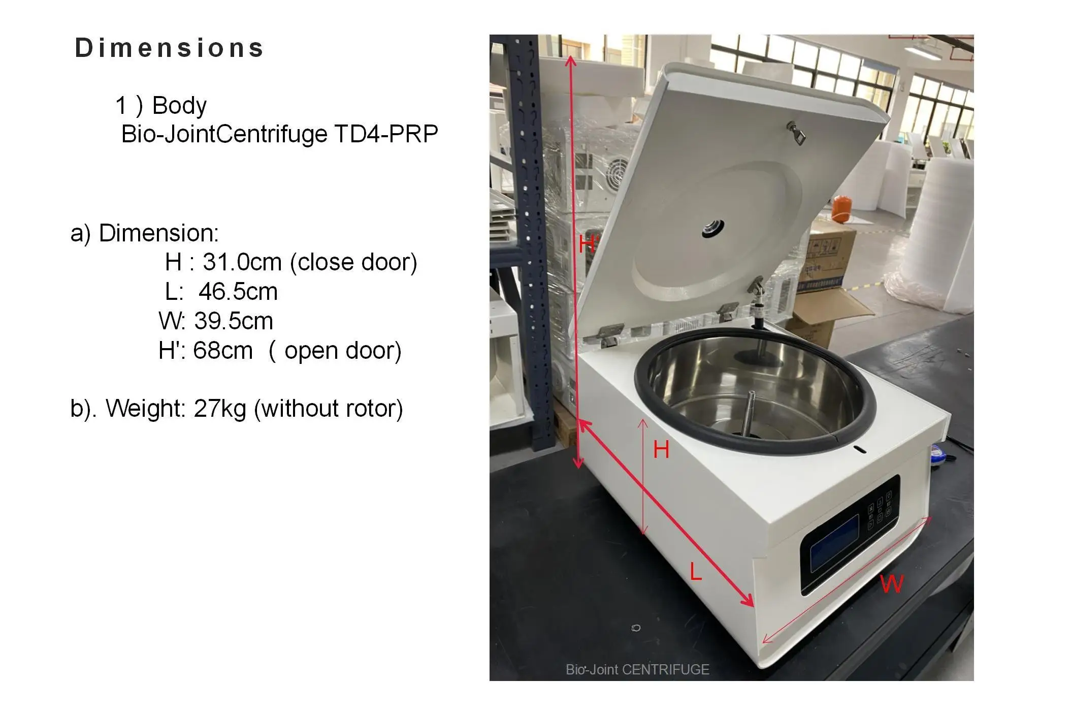 Tabletop Low Speed 4000rpm Dr Pro Sys Sw Emcyte Neogenesis Pure Prp ...