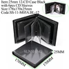 M05A:25mm 12-PP CD Case Ring Binder Black