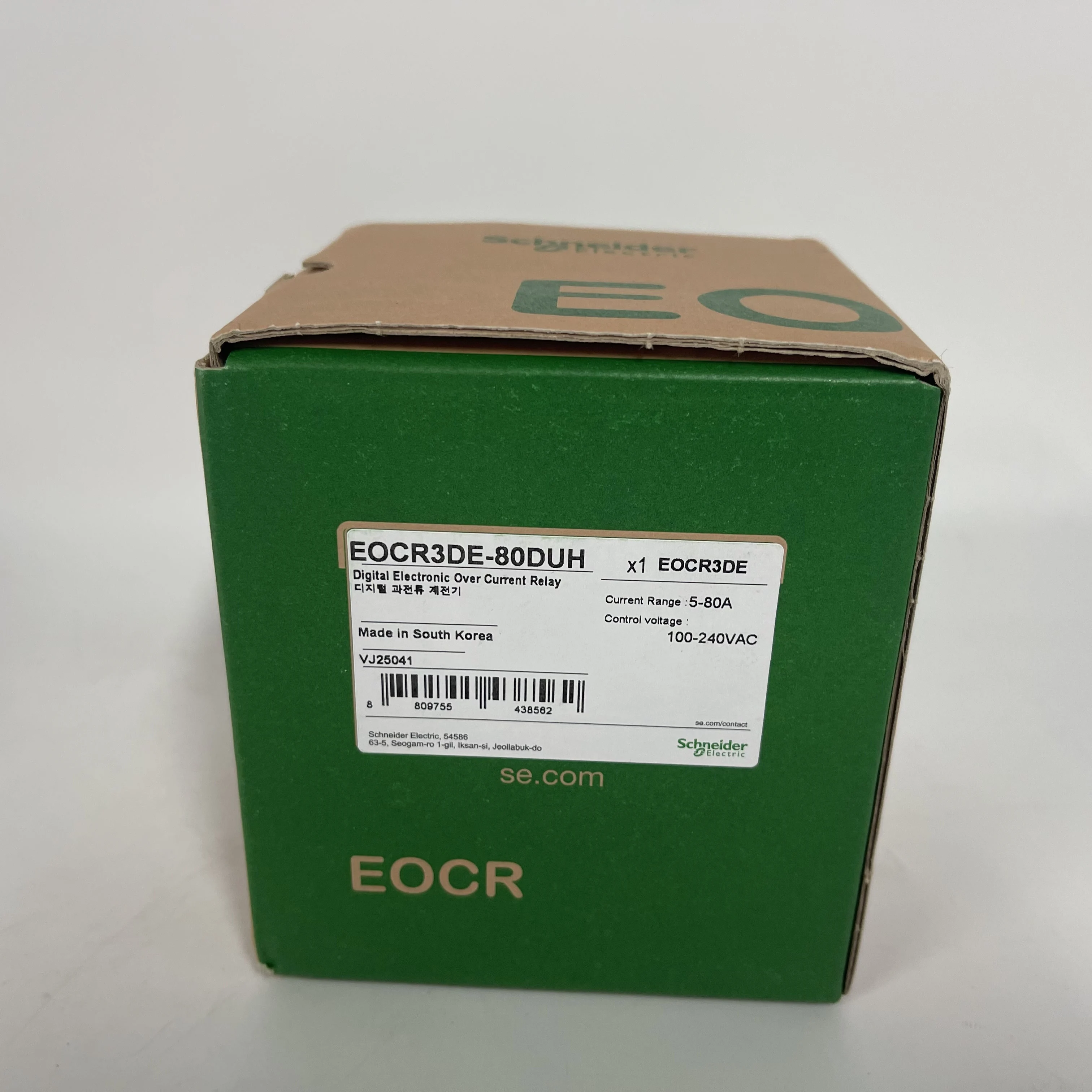 Schneider Digital Electronic Over-Current Relay EOCR3DE-80DUH Schneider Digital Electronic Over-Current Relay EOCR3DE-80DUH