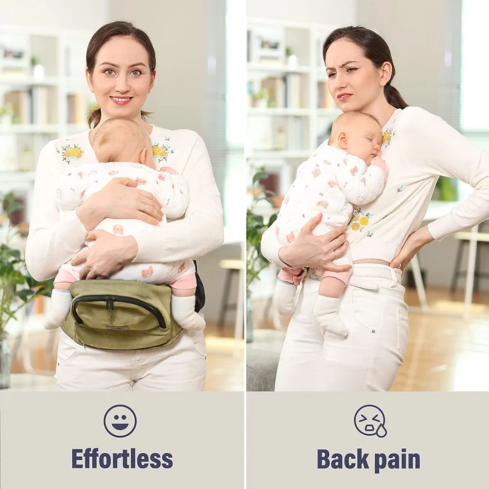 2022 New Hip Baby Carrier With Adjustable Long Belt,Multifunctional