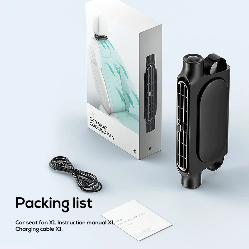 Cf03 Portable Cooling Fan, MEMO, 5V, 2A, ABS - detail 22