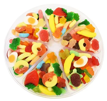 wholesale custom private label halal sweet sour jelly gummy candy