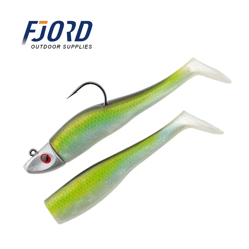 FJORD 42g 127mm 3D Printed Soft Lure Jig Head for Bass Fishing - Durable, Double Hook, Customizable Fishing Lure FJORD 42g 127mm 3D Printed Soft Lure Jig Head for Bass Fishing - Durable, Double Hook, Customizable Fishing Lure
