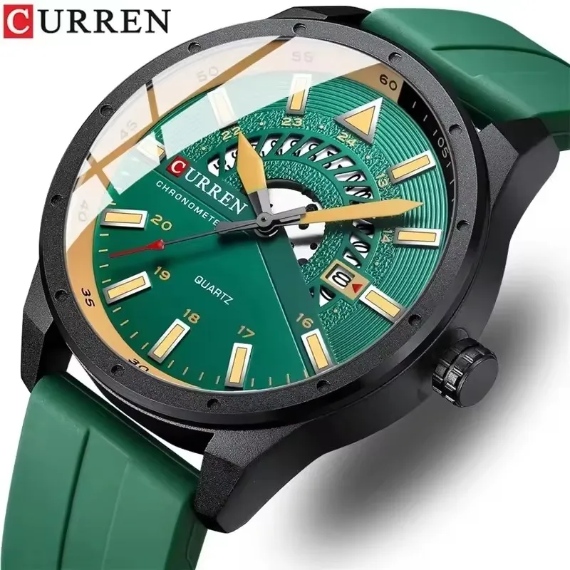 CURREN 8421 Men's Casual Sport Watch - Battery Life 2 Years
