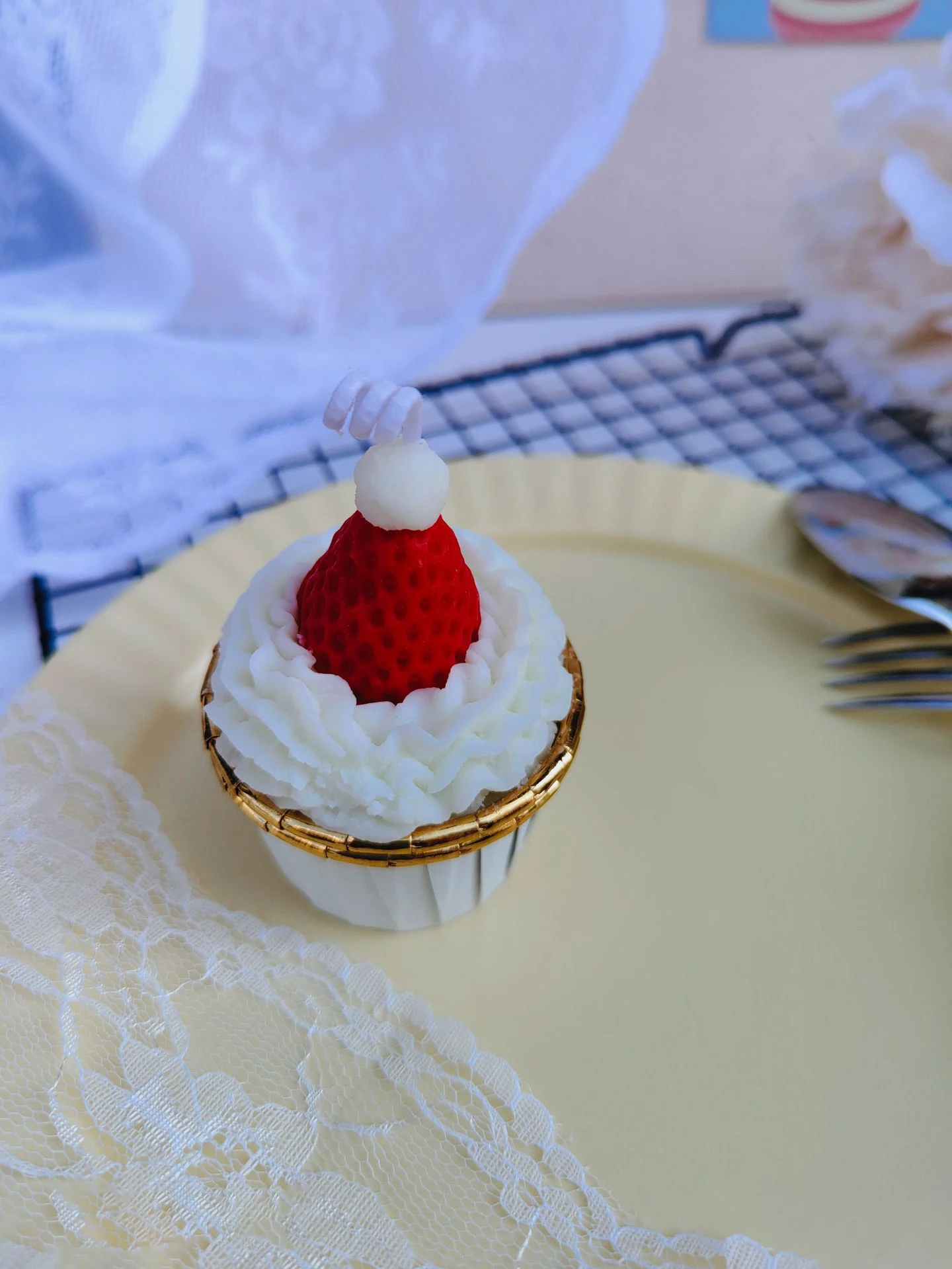 Cupcake Candle Novelty Gifts Party Novelties Cream Paper Cup Gift Soy