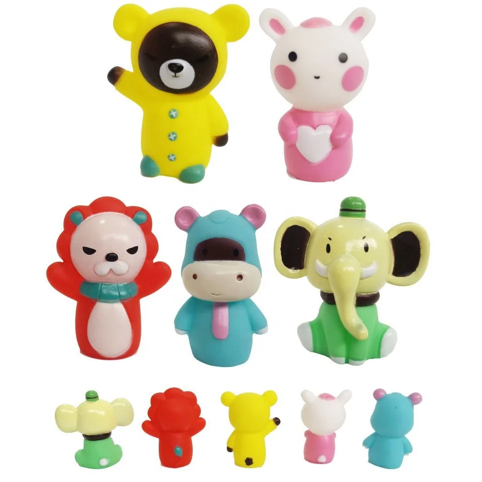 
 Детские развивающие игрушки, мини мультяшная модель, животное, пальчиковая кукла, взаимодействие, игрушка, Успокаивающая кукла на палец, силиконовая мини-кукла, игрушка  
