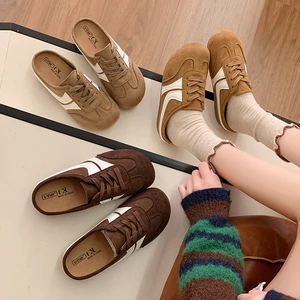 44/2000  2026 Comfortable Casual Student Simple Lace-up Low-top Foreign Trade Hot Selling Women's Slippers