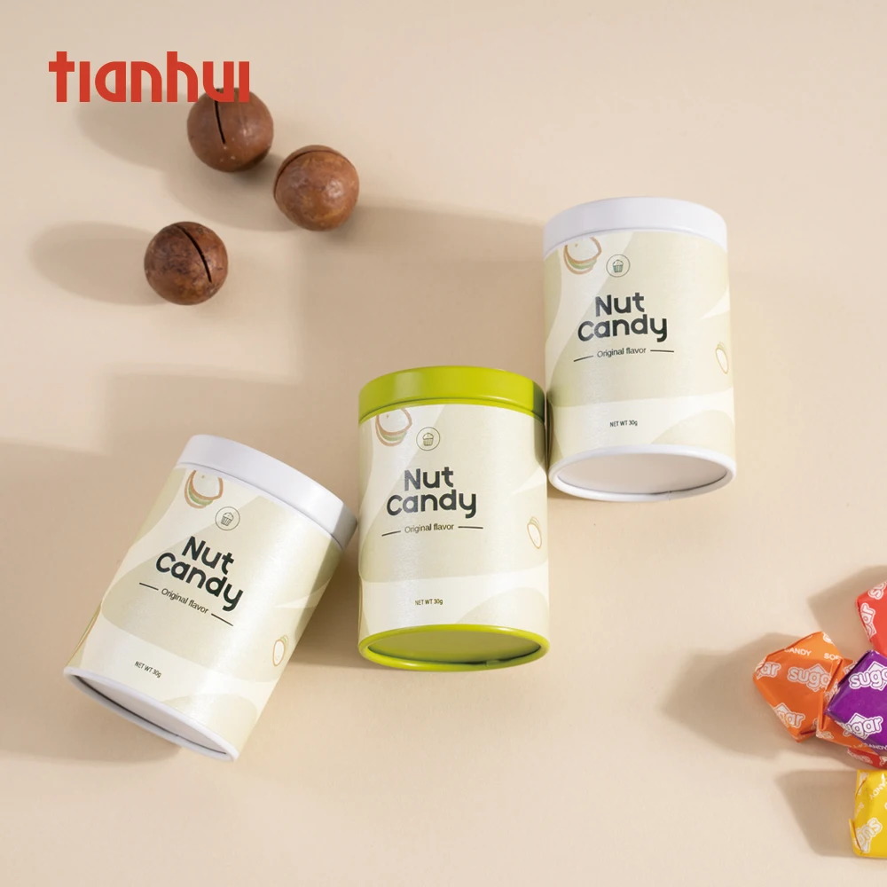 Tianhui Food Grade Mini Tins Metal Canister Snack Packaging Cans for Nut Candy Storage Cans