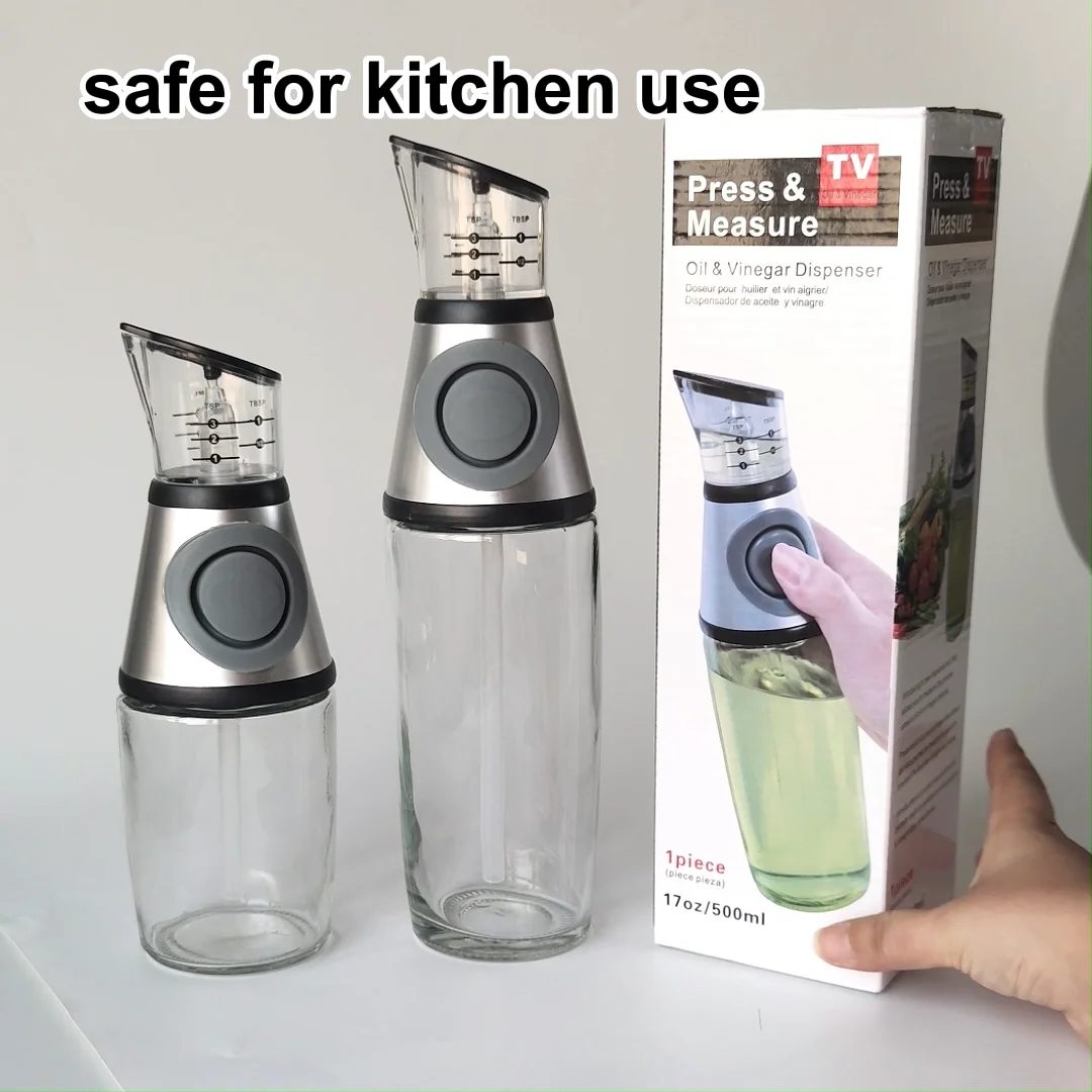 Kitchen Cook Drip Free Measuring Olive Oil Dispenser With Measurements