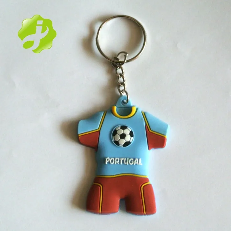 Promotional Custom Soft Pvc Basketball t Shirt Clothing Keychain