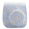 Motif floral bleu