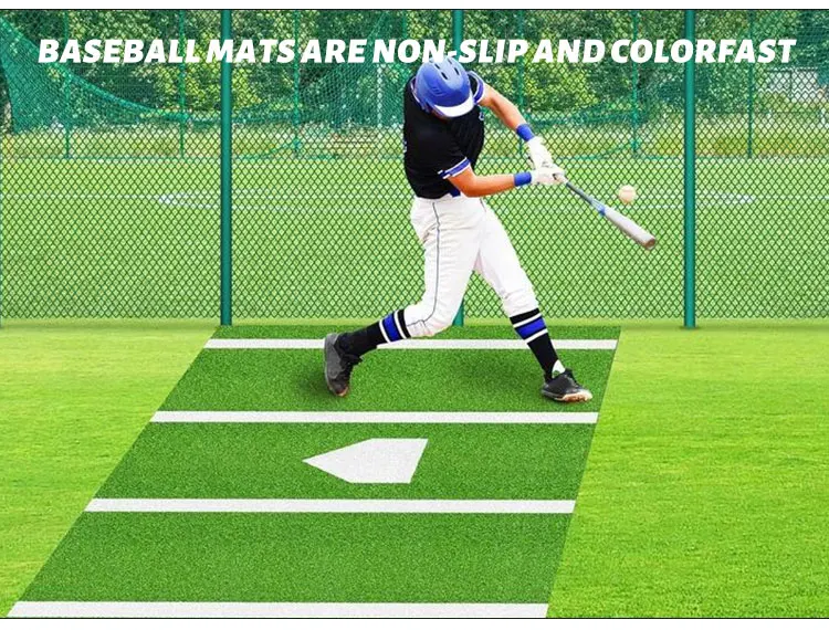 Home Plate Baseball Indoor and Outdoor Baseball Pitching Training Hitting Mat