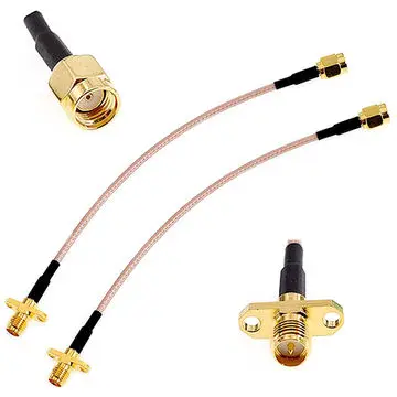 RF jumper coaxial  cable 50ohm  N Male to TNC Male double braids  RG316 low loss