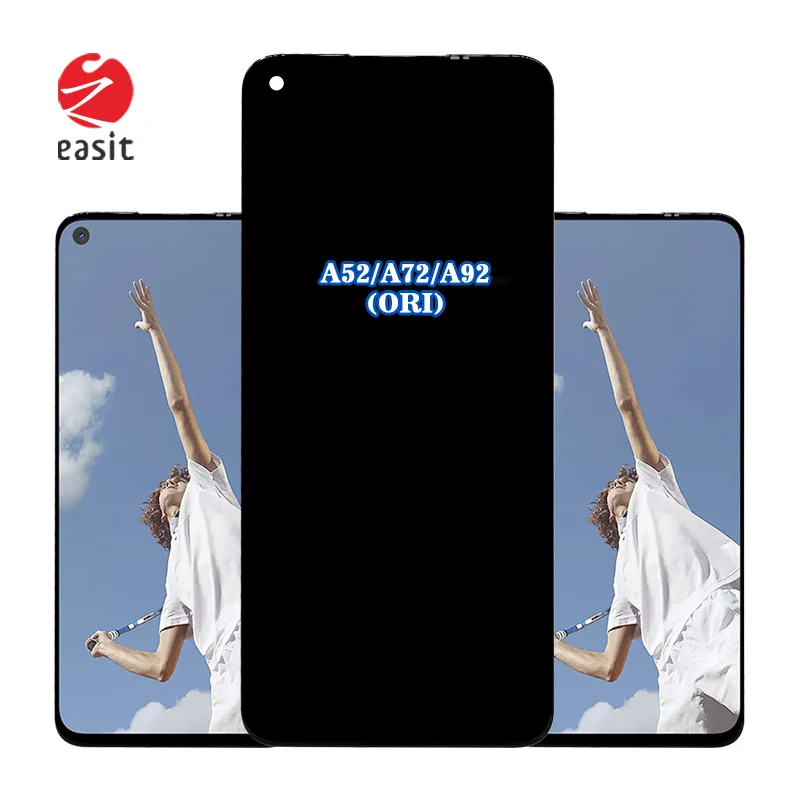 Display LCD + Touch Screen Con Telaio Per OPPO A52 / A72 / A92 &ndash; Nero