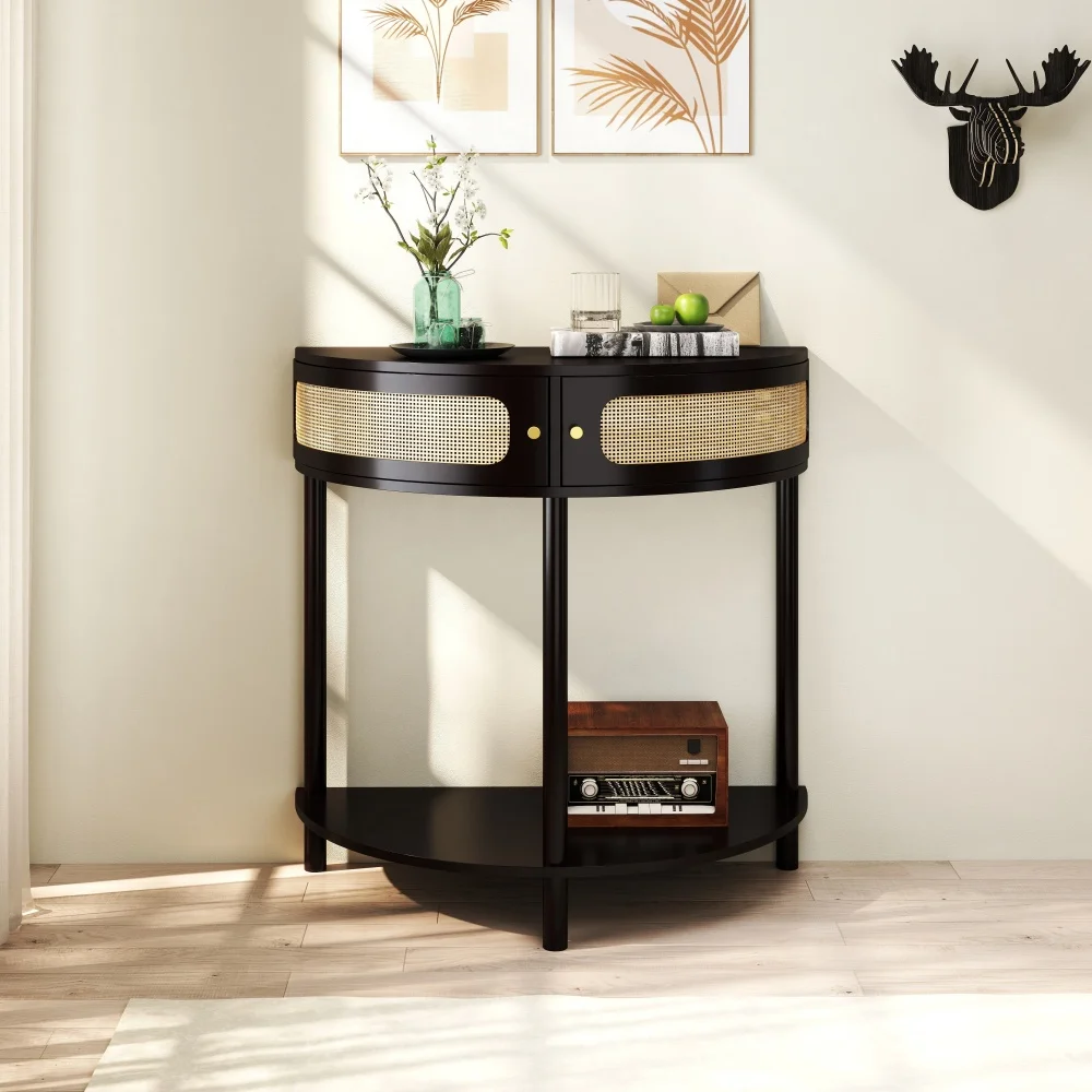 Elvarenae Ravelle Half-Moon Console Table — product detail