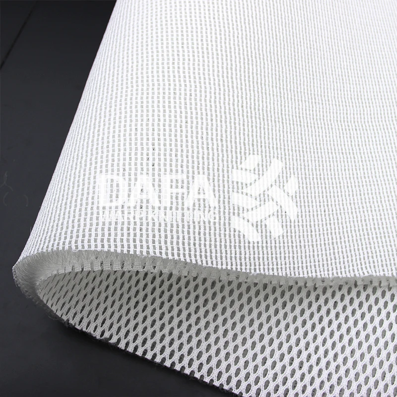 3d Mesh Warp Knitted 3d Spacer Fabric Air Mesh 100% Polyester Cushion Core Material Knitted Fabric DYED