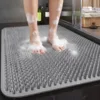 Grass Shower Mat - Minimalist Gray
