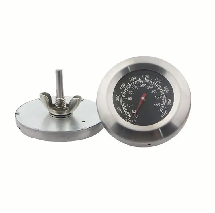 Stainless Steel BBQ Thermometer 50-800??F | Grill & Smoker Temperature Gauge With M10 Thread
