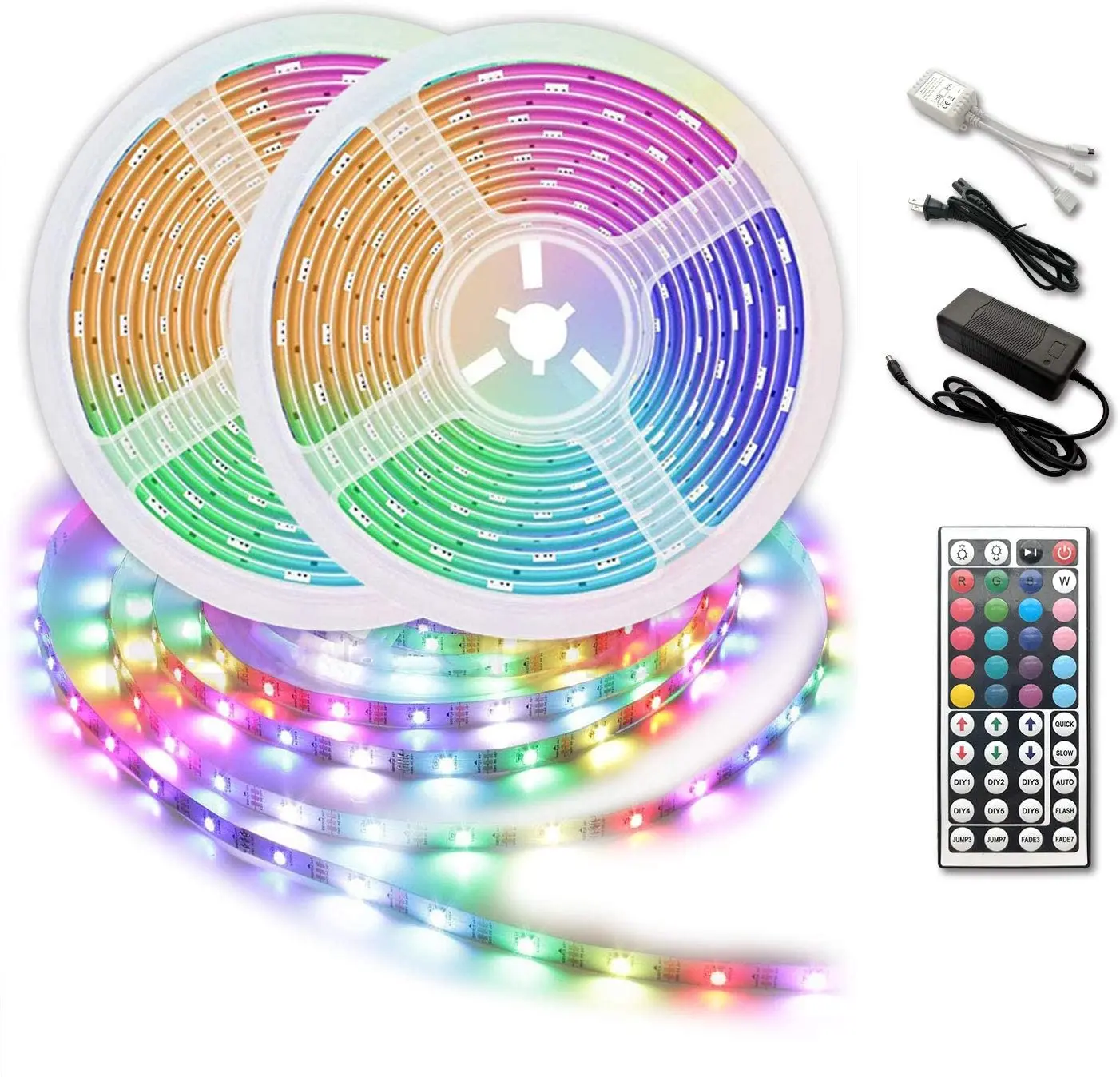 2022 New Year Rainbow Flashing Blinking Led Earring Led Light Up Stud ...