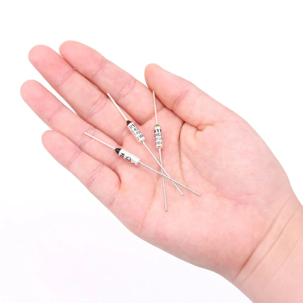 High Capacity Thermal Cutoff Fuse Assortment Kit 100 to 280C for Electric Dryer & Fan Heater 250V Ceramic Thermal Fuse
