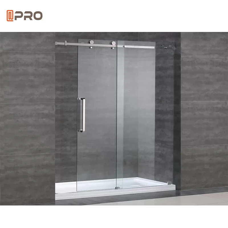 Hotel Sliding Door Interior Frameless Toilet Glass Door Standard Size Aluminium Bathroom Doors Design