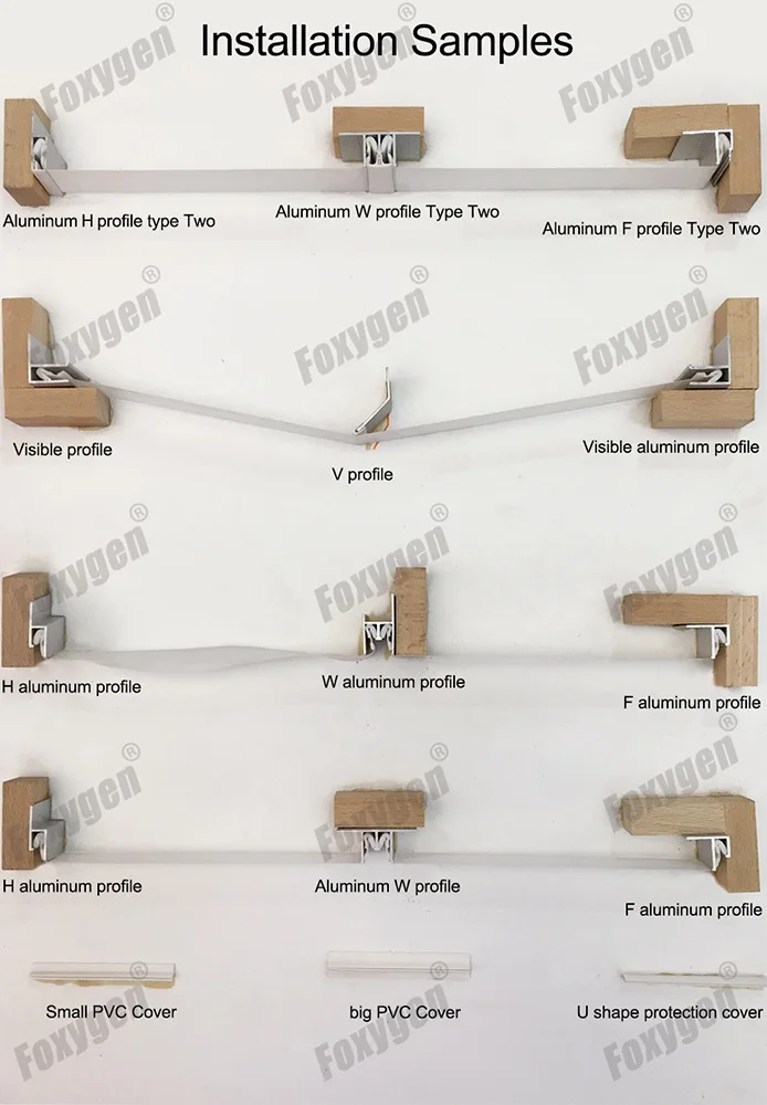 Foxygen Stretch Ceiling Film System Lamp Ring Lamp Holder Used for Downlights Pot Light supplier