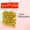 21 dorados de 1.2cm, 45 unidades