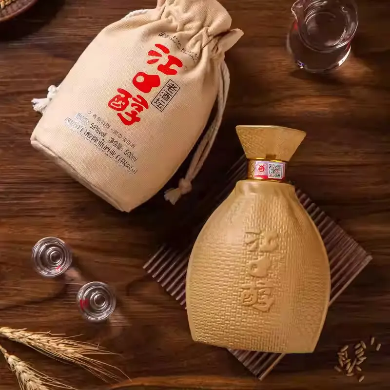 Wholesale Chinese White Liquor 52%VOL 500ml Heavy Fragrance