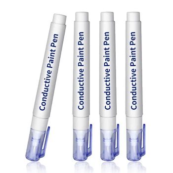 Pwshymi Peinture D'argent Conductrice Seringue De Pâte D'argent Conductrice, Graisse D'argent à