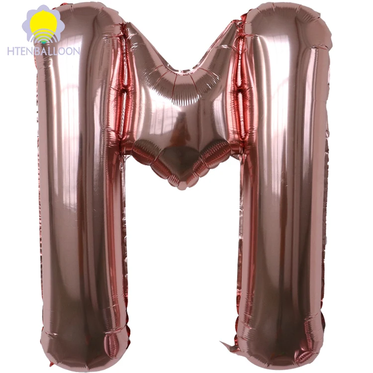 16 32 40 Inch Rose Gold Silver Birthday Balloons Party Wedding Decorations Alphabet 40in Foil 1147