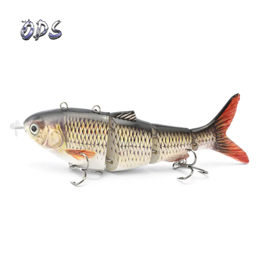 Hard Plastic Swim Baits Multi Jointed Rechargeable Lure Self-propelling Auto-swimming Robot Fish Lure