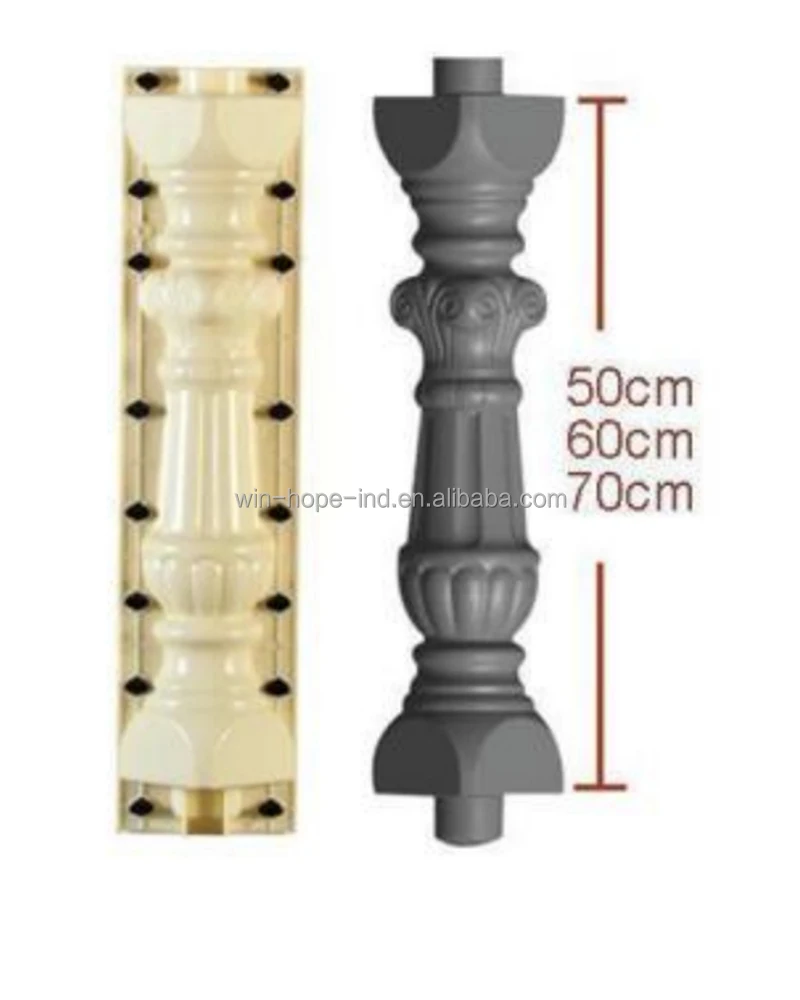 Pvc Hand Railing Mold Rome Railing Concrete Plastic Fence Mold| Alibaba.com