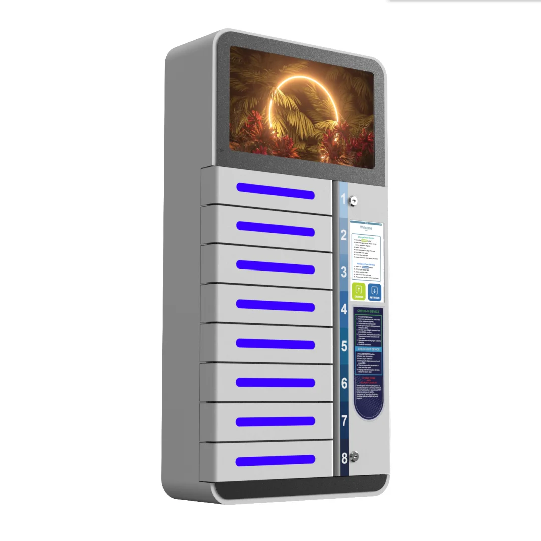 Digital Locker Cell Phone Charging Machines Mobile Phone Charge Stations Kiosk Electric PD Fast Charging Locker
