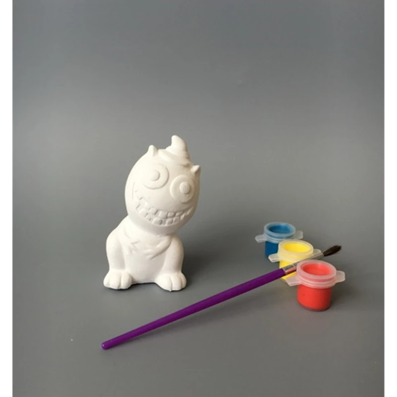 Неокрашенный керамический мультяшный объект бисквитные изделия для рисования детей Наборы творчества