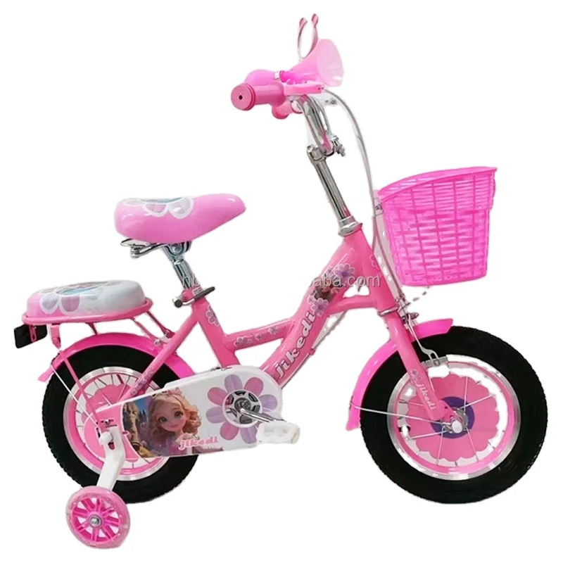 Pink Cycle For 8yrs Girl Princess Dark Pink Color Girl Bicycle 3-8
