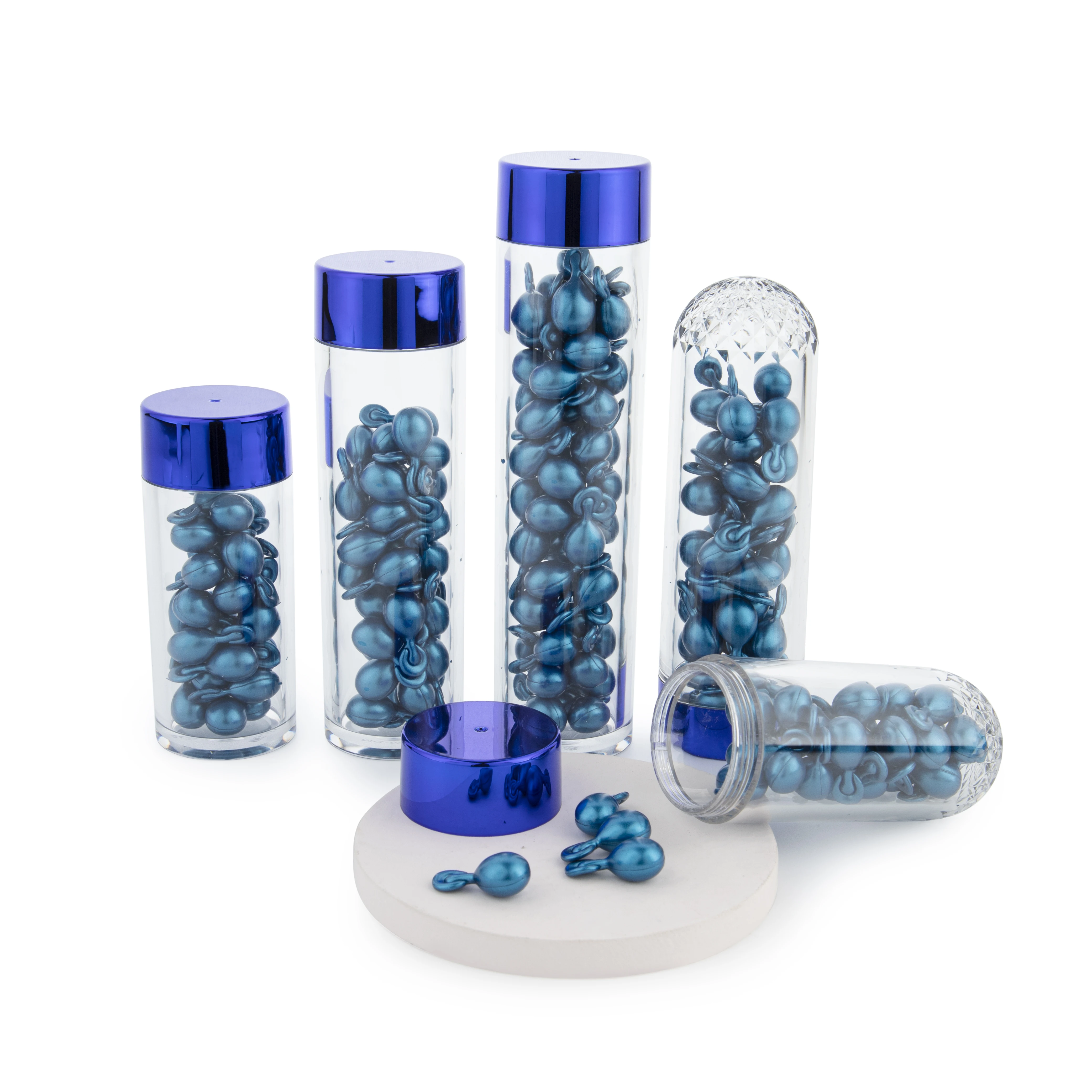 Высококачественная прозрачная портативная бутылка для воды Medecine с круглым мини-контейнером для таблеток