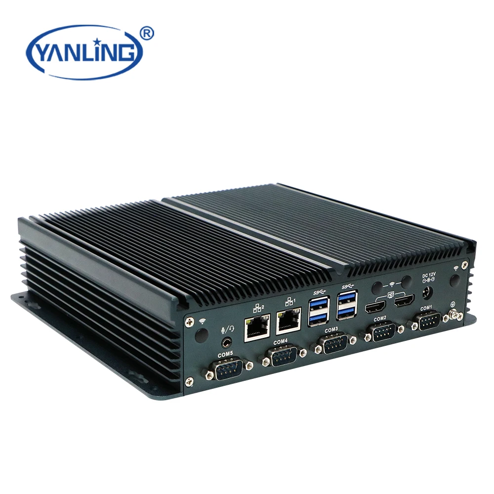 New Arrival Fanless Mini Industrial PC N100 Single Board Embedded Computer with 3 M2 Slots and Wake on Lan in Stock