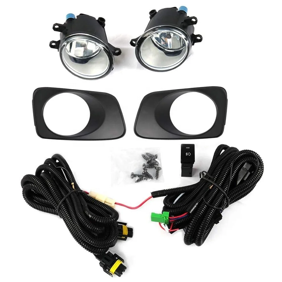 LEVANLIGHT Fog Lights Assembly For Toyota Corolla Fielder/Axio 2007-2011 – Clear Lens, H11 Bulb, Plug & Play