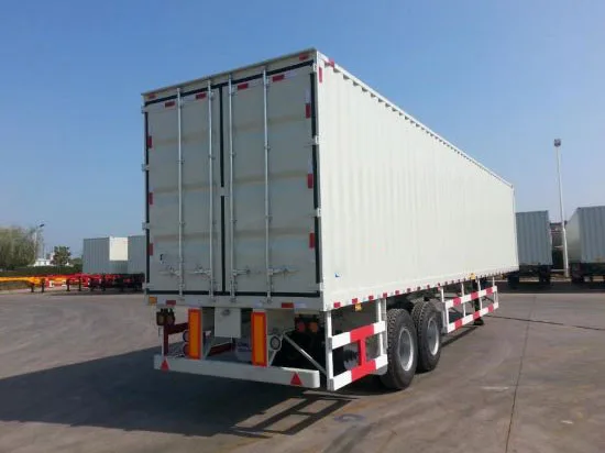 Китай тяжелый автомобиль Howo Новый 50ton бортовой полуприцеп 3 оси прицеп с безбортовой платформой