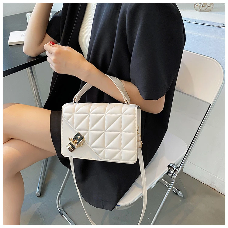 Hand Bags Ladies Luxury New Design Plaid Handbags Shoulder Girls Retro ...