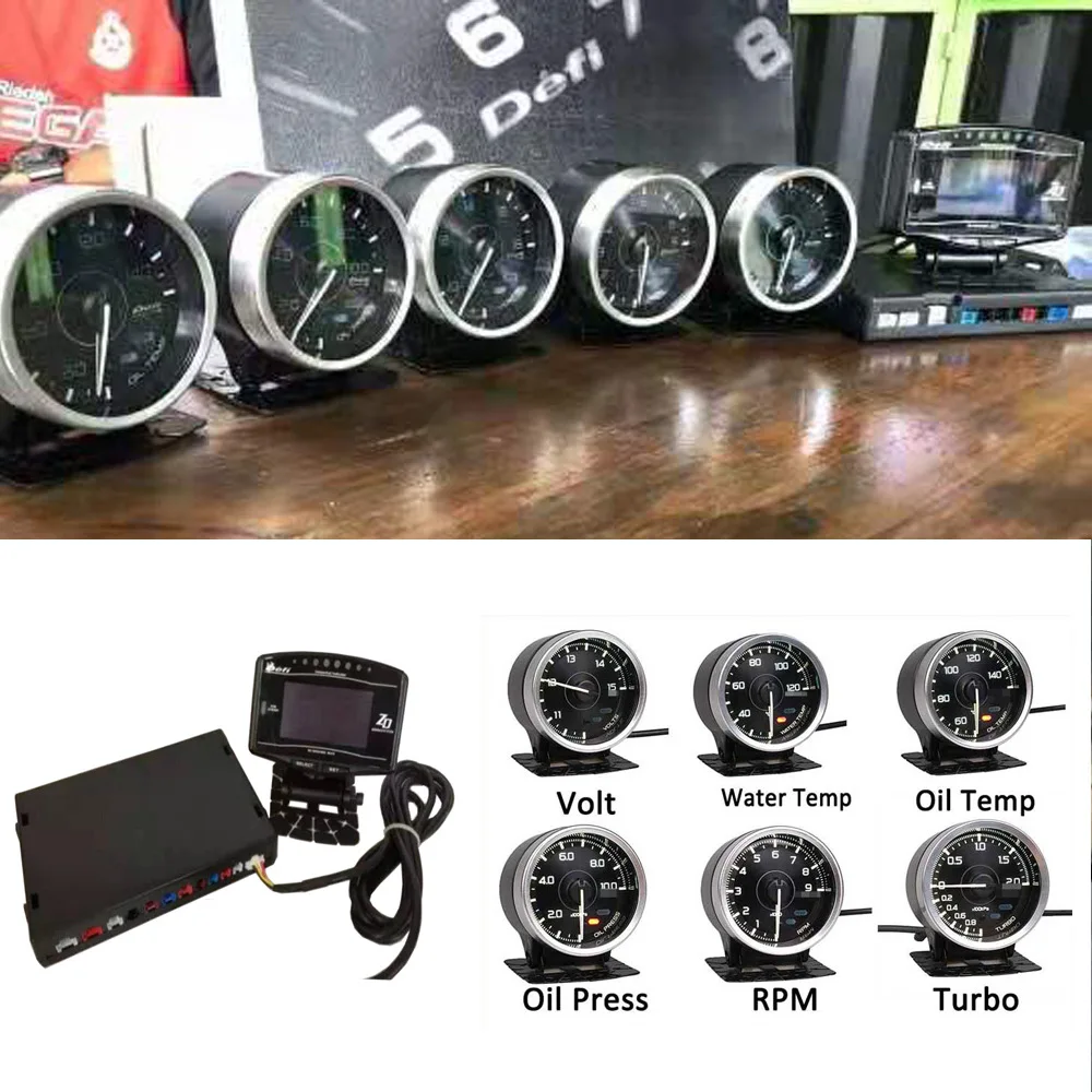 DEFI ADVANCE A1 Gauge - Water Temp, Oil Pressure, & More