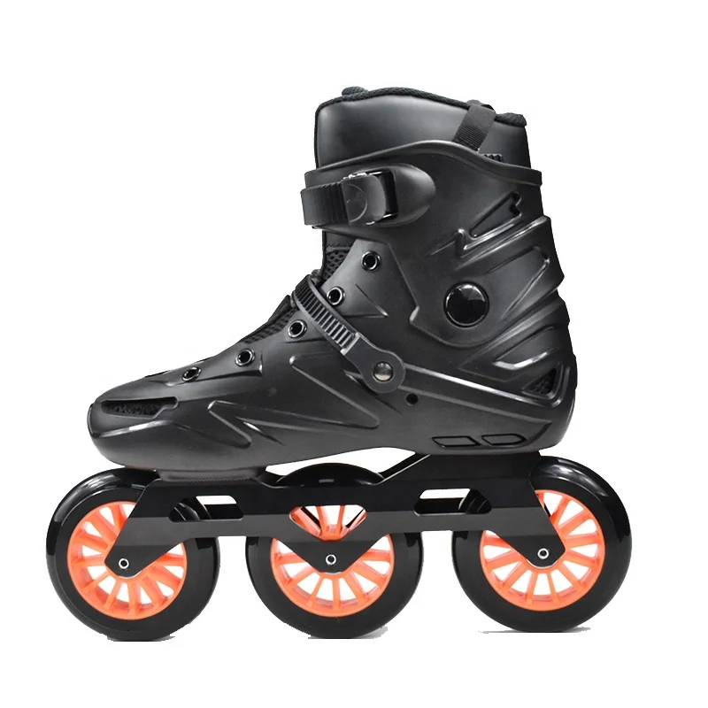 Adult three big wheels inline roller skates shoe