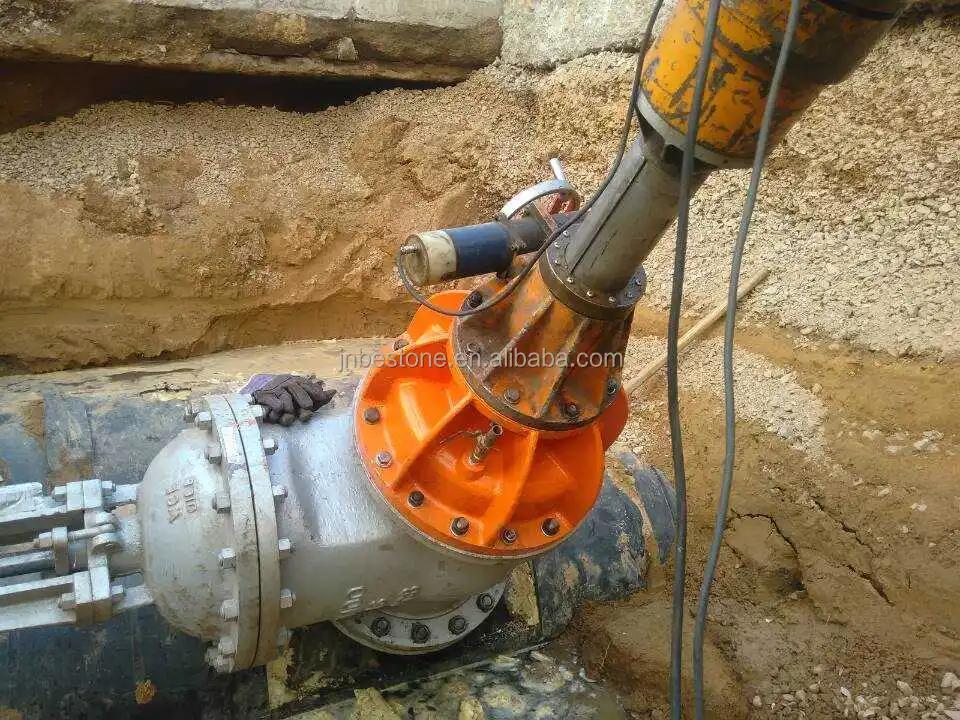 Dk6200 Electrical Pipeline Hot Tapping Machine Making The Hole