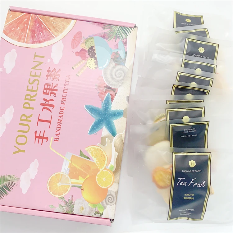 Bulk Natural Chinese Handmade Dried Fruit Tea Gift Packages Mixed Dried