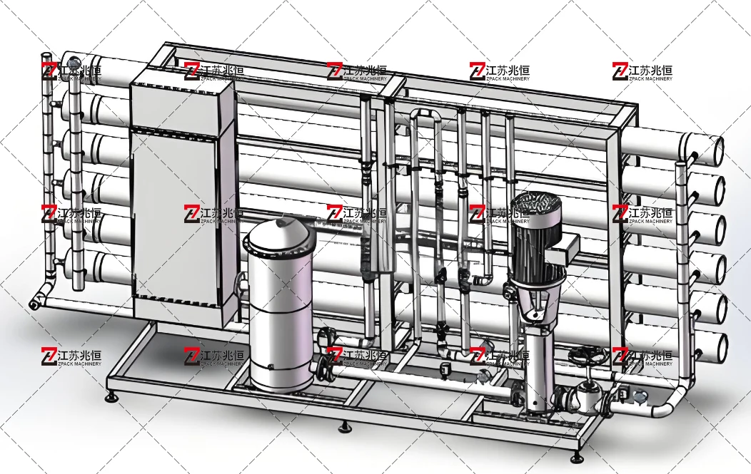 Bottle Water Processing  Reverse Osmosis  Filter  Machine System