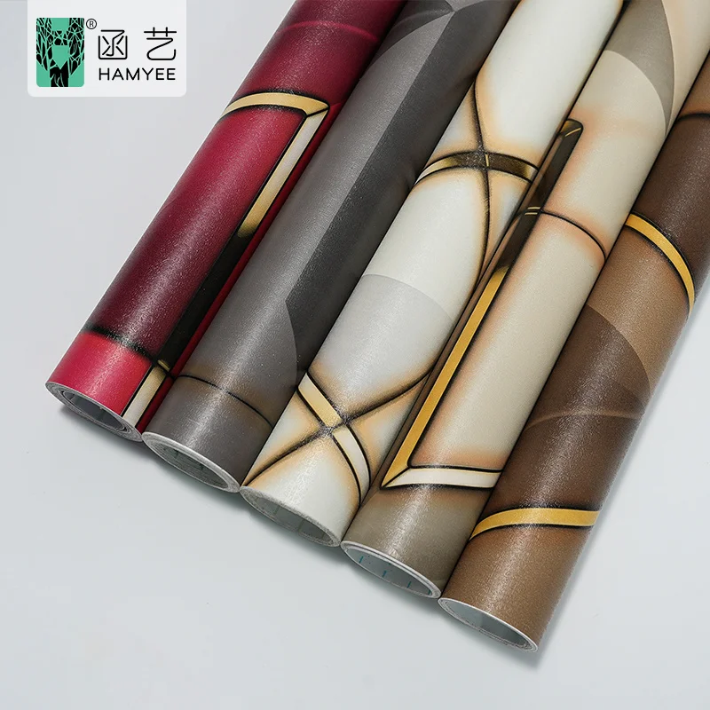 Customized 3D three-dimensional geometric wallpaper KTV hair salon background wall papel rollo papel tapiz autoadhesivo pared